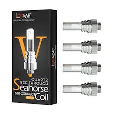 Lookah l Quartz V See Through Seahorse Coil l 4pcs