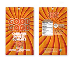 Good Good - 200mg Gummies - Orange Papaya