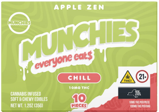 Chill: Apple Zen - THC Gummie 10 Pack (100mg)
