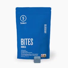 Select Edibles Bites 10pk/100mg- Blueberry