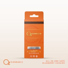 Oz Cannabis Disposable Vape 1g Blueberry Cookies