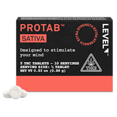 Level Protab Extra Strength | Pills | 5pk | Sativa | Kosher | 100mg