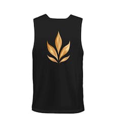 Treehouse Logo Black Sleeveless Shirt