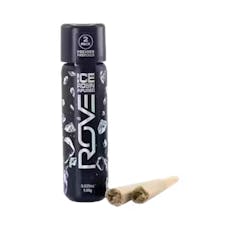 Rove Ice Packs Rosin Infused Preroll Pack (2 x 0.5g) Grape Gas X White Runtz