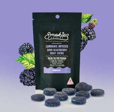 Smokiez Edibles 10pk/100mg- Sour Blackberry