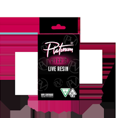 Platinum Vape Kush Cake Hybrid Live Resin 510 Cartridge | 1g