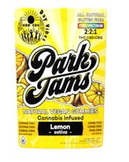 Park Jams Lemon Sativa 2:2:1 THC/CBD/CBG Gummies 10mg/100mg