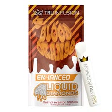 Tru Infusion Enhanced Liquid Diamond Disposable 1g: Blood Orange