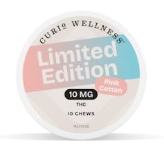 Curio - Pink Cotton Candy Chews - 10mg 10ct