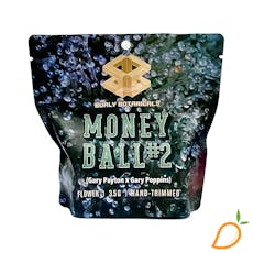 3.5g Money Ball #2 Prepackaged Flower Burly Botanicals