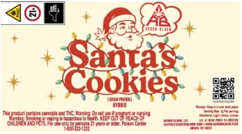 Akron Bloom - Pre-Roll - Santa Cookies (H) - 1g