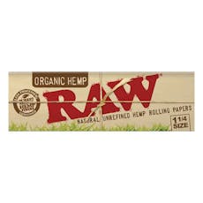 Raw: Papers - Organic Hemp 1 1/4