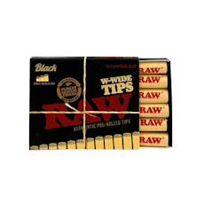 Raw Pre-Rolled Filter Tips-18ct