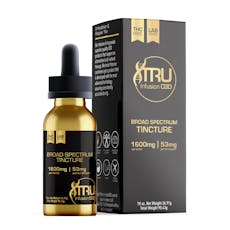 Tru Infusion CBD Tincture Broad Spec: 1,600mg