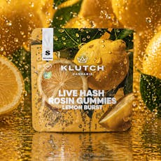 Klutch - Gummies - Lemon Burst Live Hash Rosin (H) (10pk) 50mg