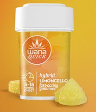 Wana Quick Gummies Limoncello Hybrid - 100mg