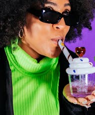 Goody Glass | Cupcake Sprinkle | bubbler