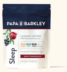 PAPA & BARKLEY | CBN SLEEP RELEAF GUMMIES | CBD:THC:CBN | BERRY POMERGRANTE | 100MG