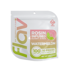 Watermleon | Rosin infused gummy rings 100mg (10ct)