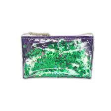 Purple Haze Pot Leaf Confetti Keychain Kush Clutch