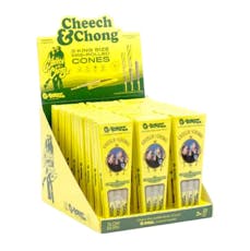 G Rollz Cheech & Chong Unbleached Bamboo - King Size Cones