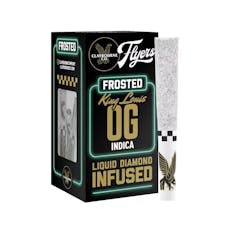 Claybourne Co. - King Louis OG (Indica) Frosted Flyers 5pk Infused Preroll 2.5g