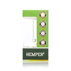 HEMPER - GLASS - BEAKER BONG - 8"
