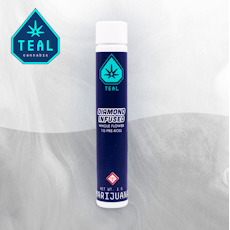 Teal: Diamond Infused Pre-Roll | Black Maple | 1g