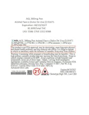 AGL 300mg Pen Animal Face x Dulce De Uva (I) 01471