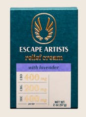 Escape Artists - Lavender Relief Cream (1:1) (CBD:THC) 2oz - 400mg