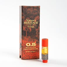 Nature's Heritage Buckner Live Resin Cart 500mg