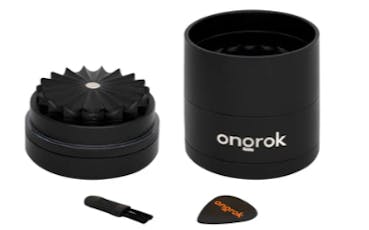 Ongrok | Black | Mini 5 Piece, Flower Petal Toothless Grinder (2.2 inch)