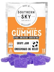 Grape Live Rosin Gummies 300mg