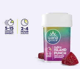 Island Punch Quick Gummies | 100mg
