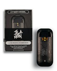 To The Moon | Cyber Diesel Live Resin + Diamonds | All In One Vape | 1g