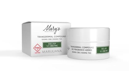 MARY'S MEDICINALS - TOPICALS - 500MG THC / 500MG CBD - 1OZ - 1:1 COMPOUND RELIEF