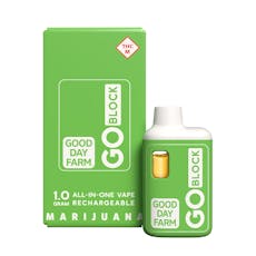 GDF: GO Block Vape | Wild Watermelon | All-In-One | 1g