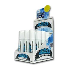 420 Odor Eliminator Spray Sleeve New Car Blue Scent