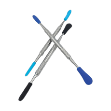 Metal Dabber Double-Sided w/ Silicone Tips - Assorted Colors