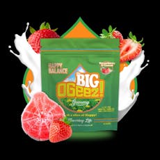 OGeez - BIG Happy Balance - Strawberry & Cream 1:1 THC:CBD - 100mg