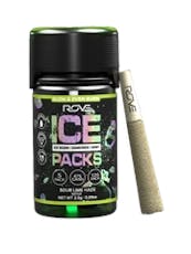 Rove: Rosin Infused Pre-Roll Pack | Sour Lime Haze | Ice Packs | 0.5g ea | 5pk
