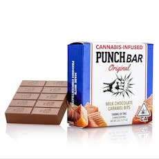 Punch | chocolate | Milk Chocolate Caramel Bits | 100mg