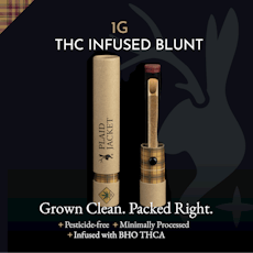 Hash Burger 1g Infused Blunt BHO THCA - Plaid Jacket