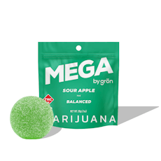 Gron - 100mg MEGA Pearl (1pk) - HYBRID Sour Apple