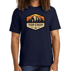 Top Crop - Navy Mtn Tee - XXL
