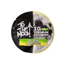 To The Moon | Alien Cookies | Hybrid | 1g Dime Bag
