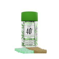 Stiiizy | 5-Pack x 0.5g (2.5g) Infused Pre-Roll 40's | Blue Burst