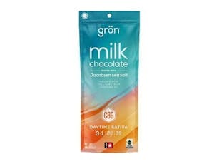 GRON - Milk Chocolate Sea Salt 3:1 CBG:THC 100mg Bar