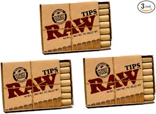 Raw Pre-Rolled Tips - 21 Pack