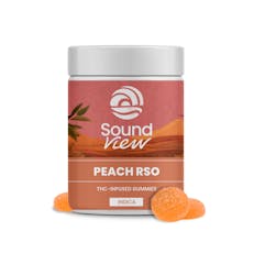 SoundView Peach RSO Gummies T95.6mg I 00148